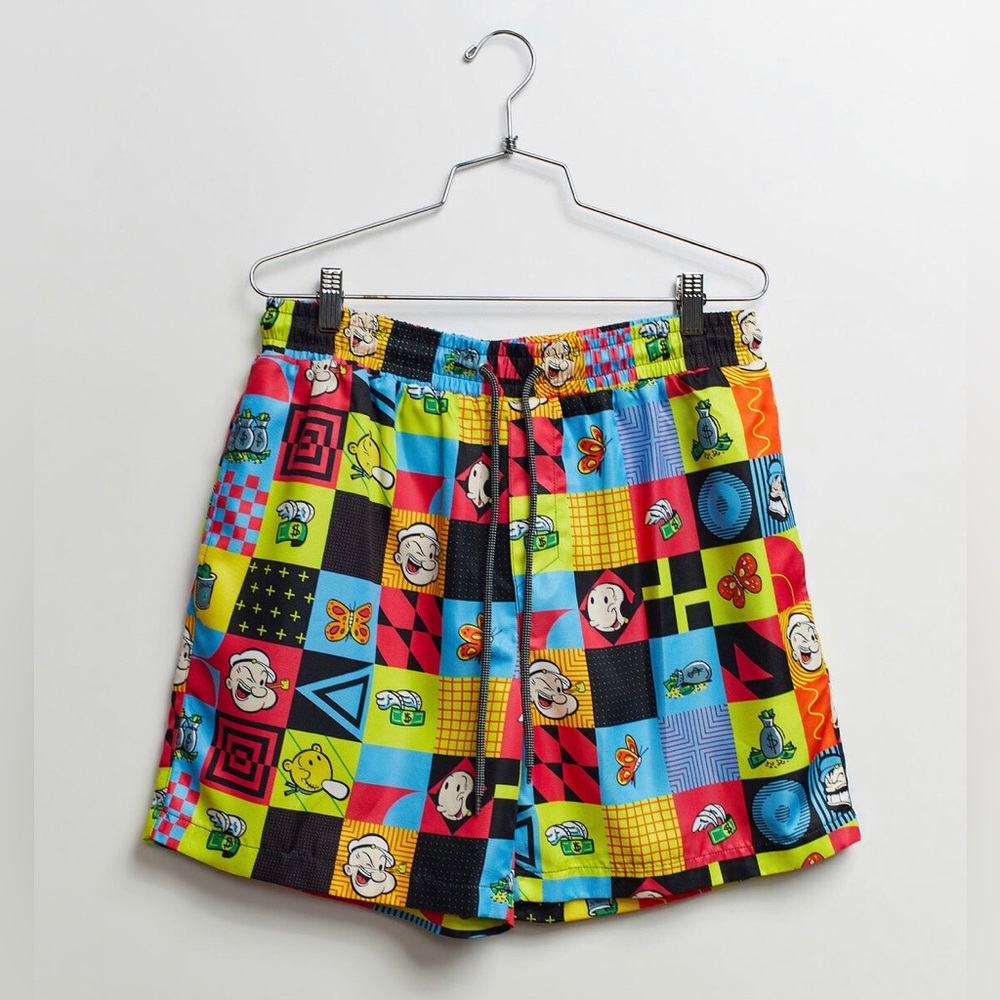 NWT Popeye x Reason Twill Shorts- Size Small